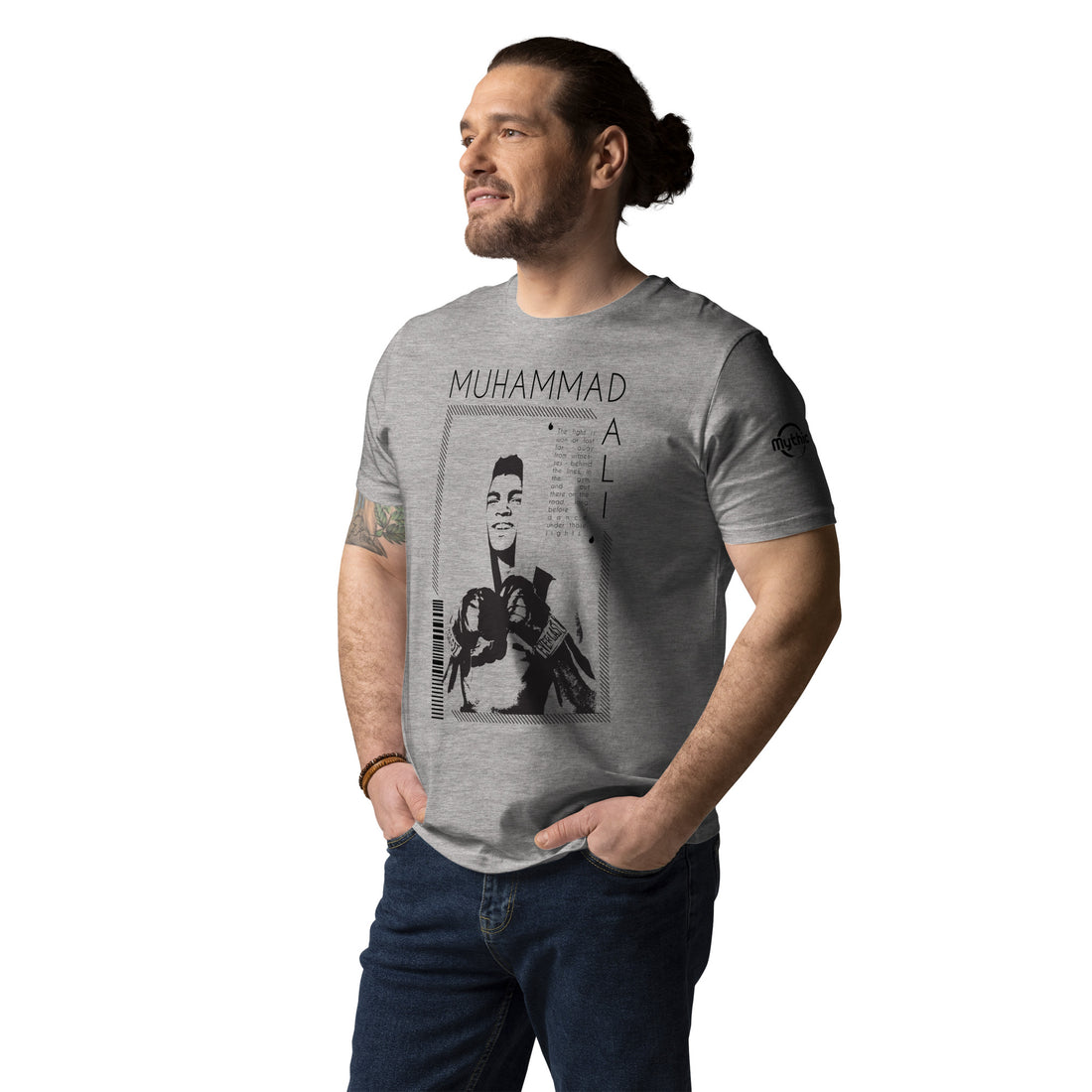 Muhammad Ali unisex organic cotton t-shirt
