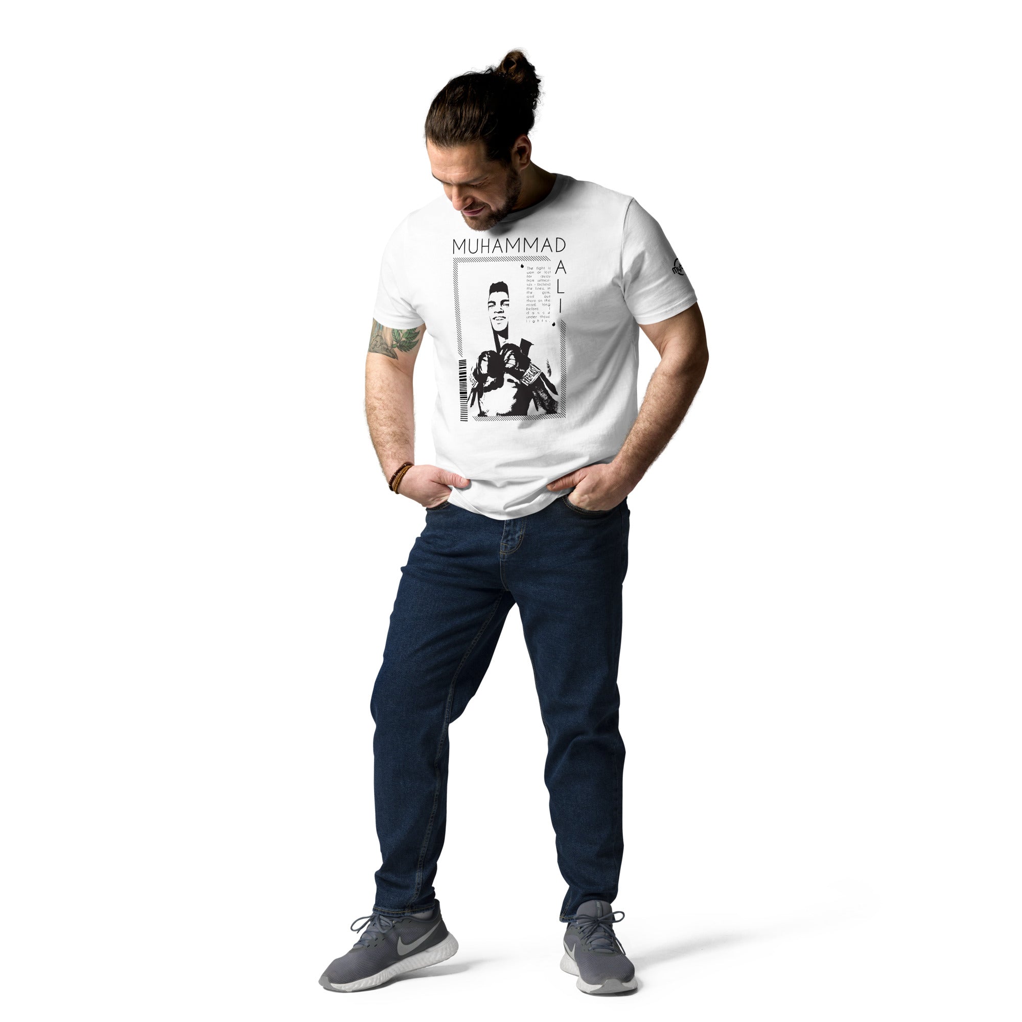 Muhammad Ali unisex organic cotton t-shirt