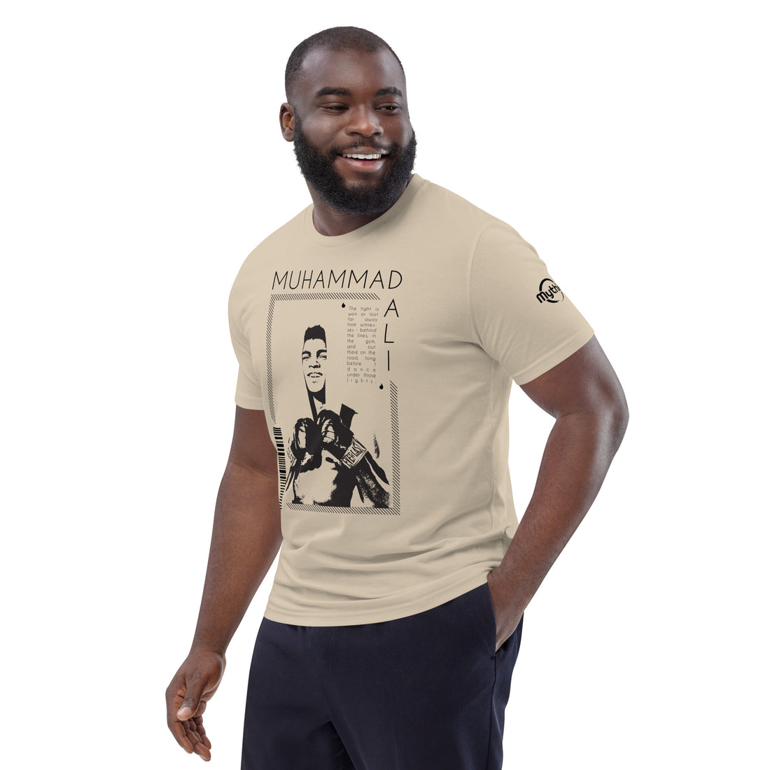 Muhammad Ali unisex organic cotton t-shirt